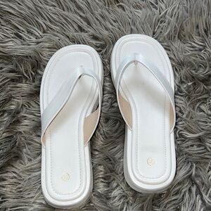 White Platform Sandals